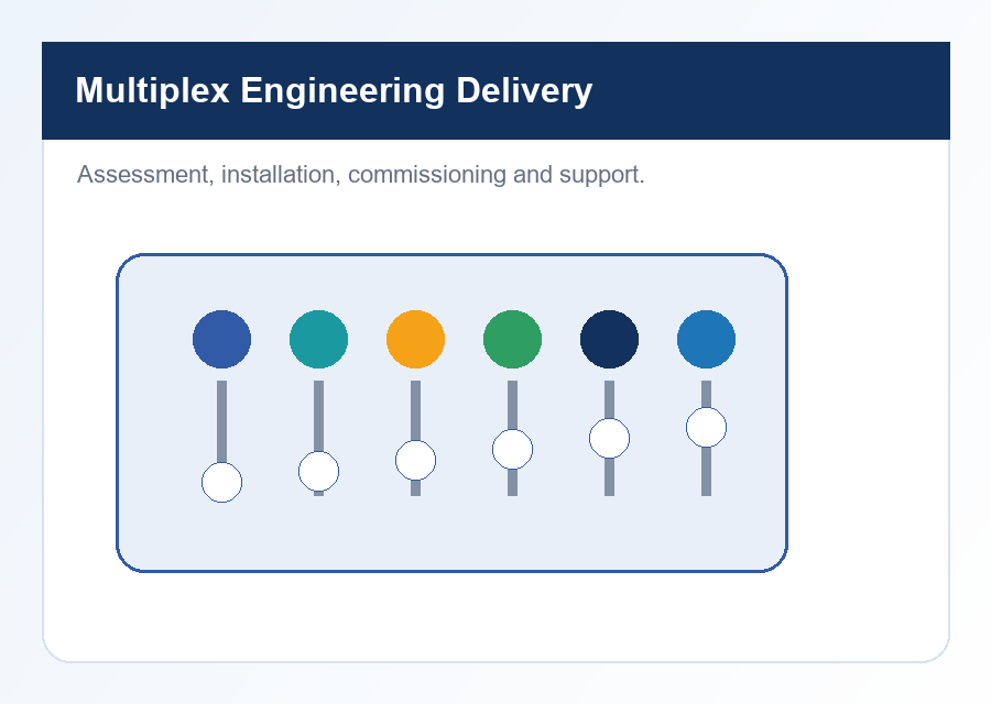Multiplex engineering and automation planning visual