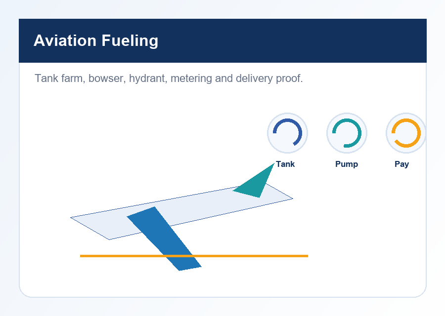 Aviation Fueling interface preview